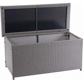 Garden-Shop Polyratanový box HWC-D88 základní šedá 63x135x52cm 320l