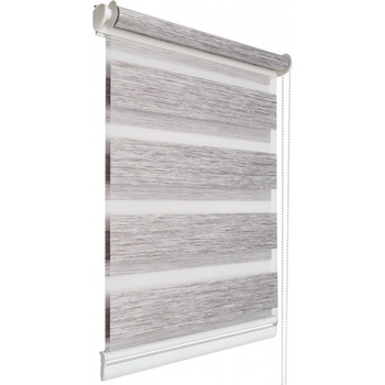 GARNÝŽE-HEBR Roleta Den a noc - Šedá - 48x150cm