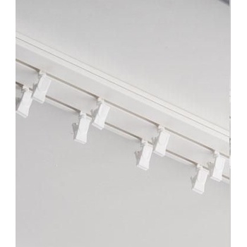 Garnyze-levne Garnýže kolejnicová PVC dvouřadá 300 cm