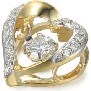 Gems diamantový přívěsek Hortenzia kombinované zlato a brilianty 585 38 2 1032.2ZB0.0.00.HSI.000.25