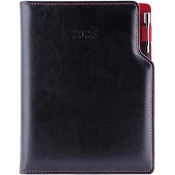 GEP B6 týdenní 2026 černá/červený vnitřek