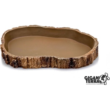 GiganTerra Miska na krmivo hnědá M 13 cm