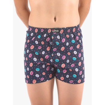 Gina dětské trenky volné chlapecké, šité s potiskem 65015P tm.popel muškátová