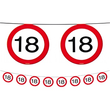 Girlanda dopravní značka 18 12 m Folat