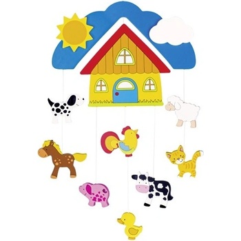 Goki dřevěný závěsný Farma