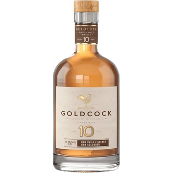 Gold Cock 10y single malt whisky 49,2% 0,7 l (holá láhev)