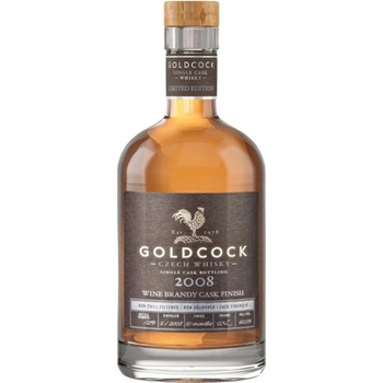 Gold Cock 2008 Wine Brandy Cask Finish 60,5% 0,7 l (holá láhev)