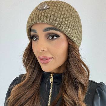 Goldbergh Bonbon dámská čepice světle hnědá