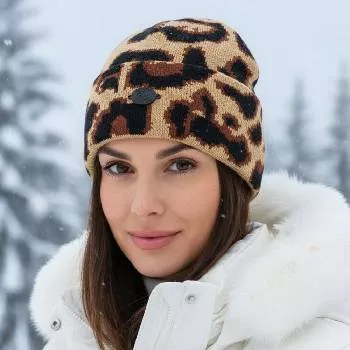 Goldbergh Shayna Beanie Jaguar Hnědá