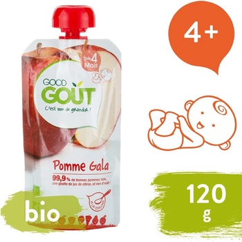 Good Gout BIO kapsička Jablko Gala 120 g