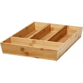 Goodhome Organizér do šuplíku, do kuchyně, příborník - NITAKI bambusový 31 x 43 cm