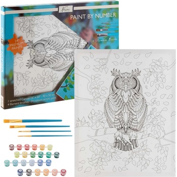 Grafix Malování podle čísel Sova