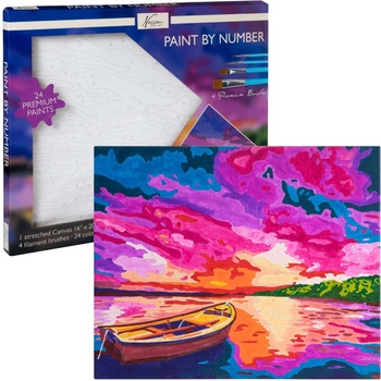 GRAFIX Malování podle čísel Výhled na jezero