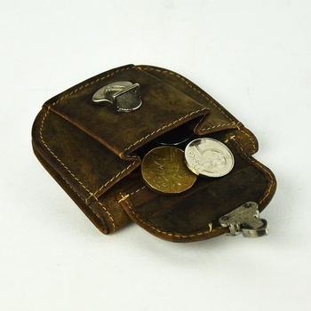 Greenburry kožená peněženka Mini 1753 25 hnědá