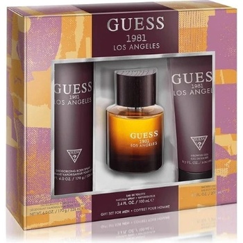 Guess 1981 Los Angeles EDT 100 ml + Deosprej 226 ml + Sprchový gél 200 ml