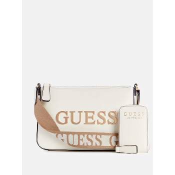 Guess dámská kabelka crossbody Caracara mléčná