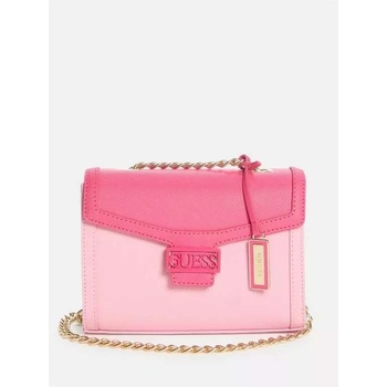 Guess dámská kabelka crossbody Sabrina růžová
