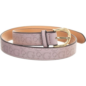 Guess dámský pásek Noemi Lila s monogramem