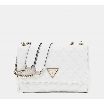 Guess Giully Quilted Crossbody bílá