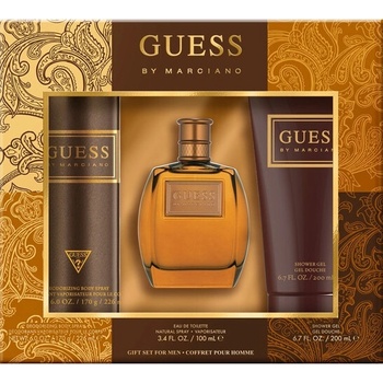 Guess MarcianoEDT 100 ml + Deosprej 226 ml + Sprchový gél 200 ml