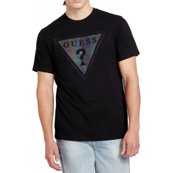 Guess pánské tričko Greg Logo Tee černé