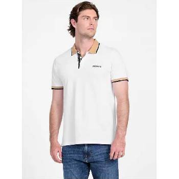 Guess polo tričko Eco Boris bílé