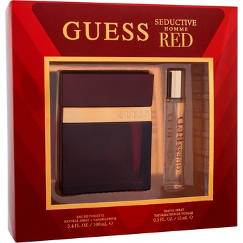Guess Seductive Homme Red EDT 100 ml + EDT 15 ml dárková sada