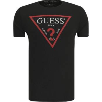 Guess triko Logo černé