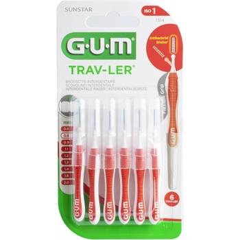GUM Trav-Ler mezizubní kartáčky 0,8 mm 6 ks