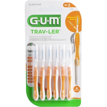 GUM Trav-Ler mezizubní kartáčky 0,9 mm 6 ks