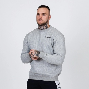 GymBeam mikina Basic Jumper grey šedá