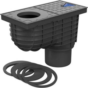 Haco Lapač střešních vod LSV DN 110 C černý
