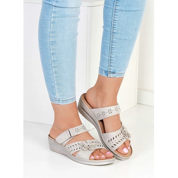 Haidi pantofle na klínku HR61312-5F.G