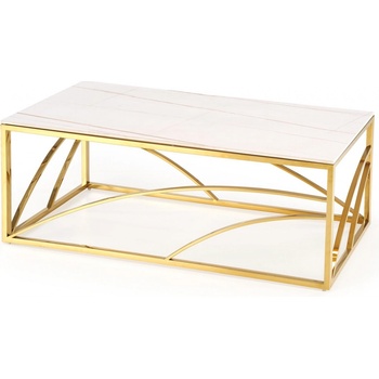 Halmar Universe 3 120 cm bílá mramor / zlatá