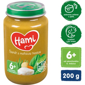 Hami Špenát s mořskou treskou 200 g