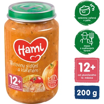 Hami Těstoviny s dýní a kuřetem 200 g