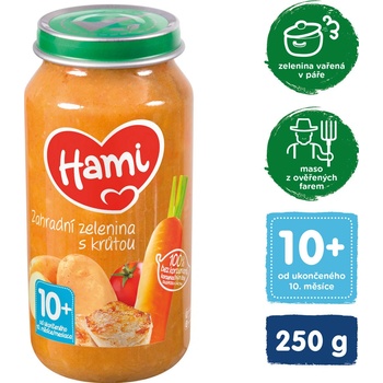 Hami Zahradní zelenina s krůtou 250 g