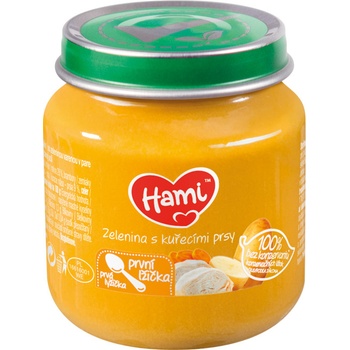 Hami Zelenina s kuřecími prsy 125 g