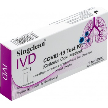 Hangzhou Singclean COVID 19 Test Kit Colloidal Gold Method 1 ks