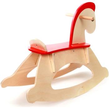 HAPE dřevěný houpací kůň