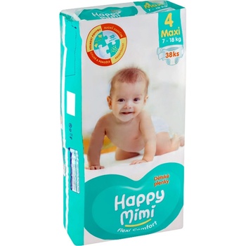 Happy mimi Flexi Comfort Maxi 4 7-18 kg 38 ks
