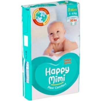 Happy mimi Flexi Comfort Mini 1 3-6 kg 50 ks