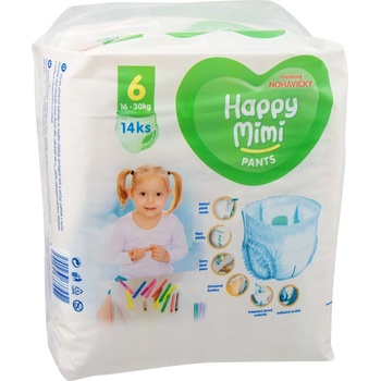 Happy Mimi pants 6 16-30 kg 14 ks