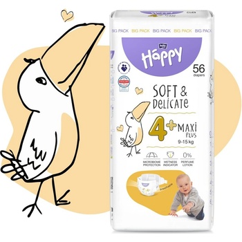 Happy Soft&Delicate 1 2-5 kg 82 ks