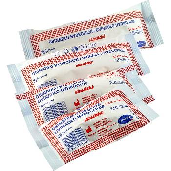 Hartmann obinadlo hydrofilní sterilní elastické k fixaci krytí ran a fixaci obvazů 12 cm × 4 m