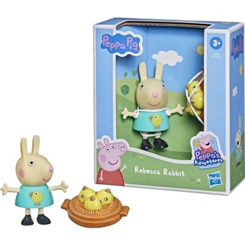 HASBRO Prasátko Peppa Králíček Rebeka s hnízdem