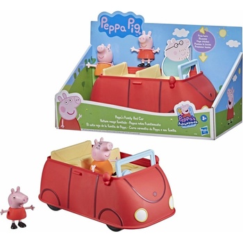 Hasbro Prasátko Peppa rodinné červené auto