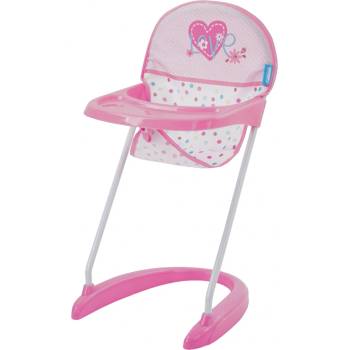 Hauck Jídelní židlička kytičky růžová