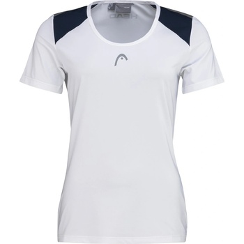 Head Club 22 Tech T-Shirt Women White/Dark Blue