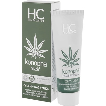 Health Culture konopné mazání žíly-cévy 75 ml